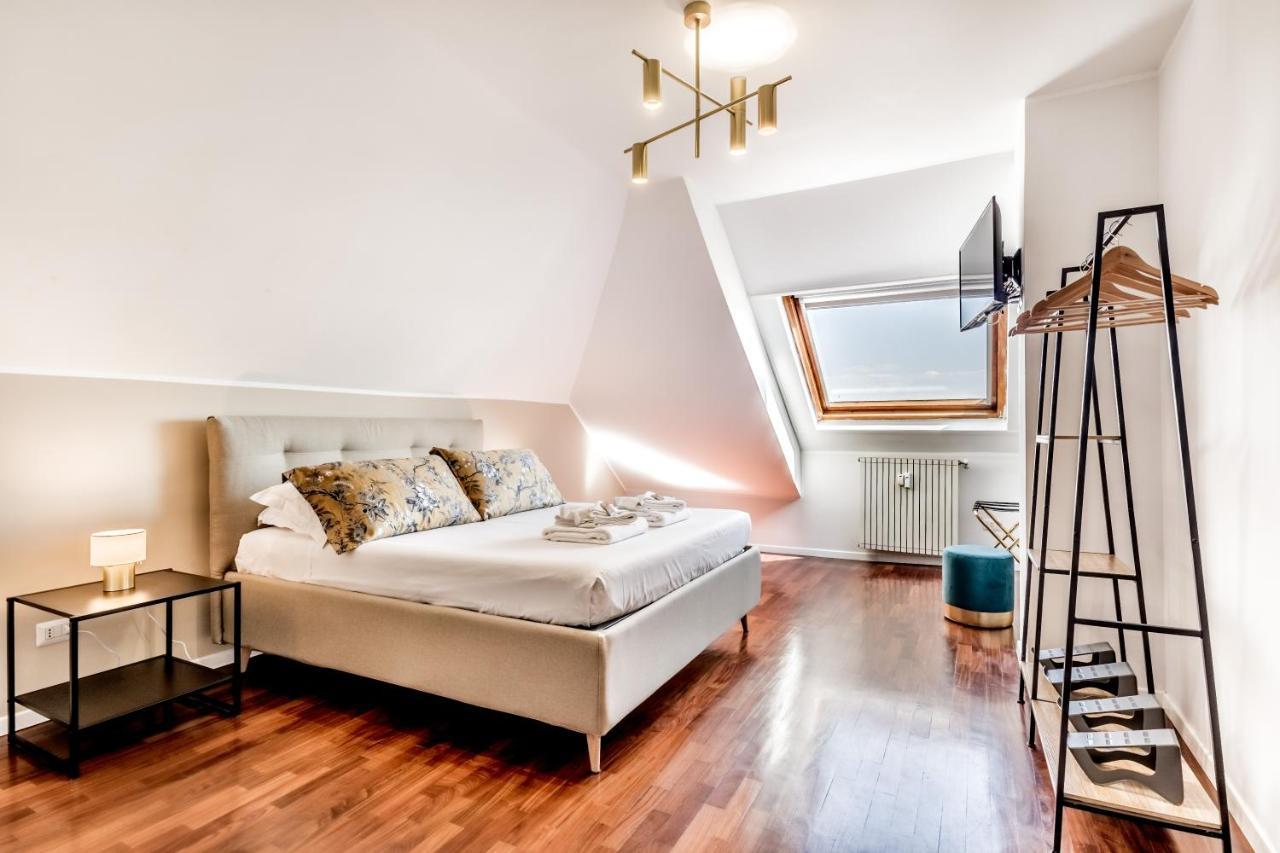 רומא Bbhome Penthouse Bright And Elegant Metro Conca D'Oro מראה חיצוני תמונה